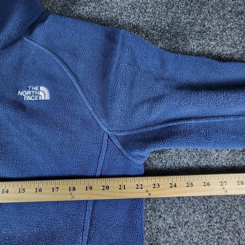 The North Face Jacket Men's M Blue Fleece‎ Full Zip Outdoor Hiking Coat
